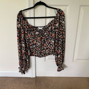 Boho Floral Top